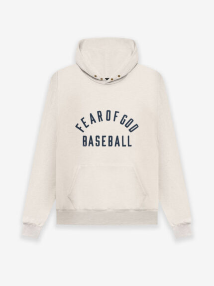 Fear of God Baseball Hoodie – Cream